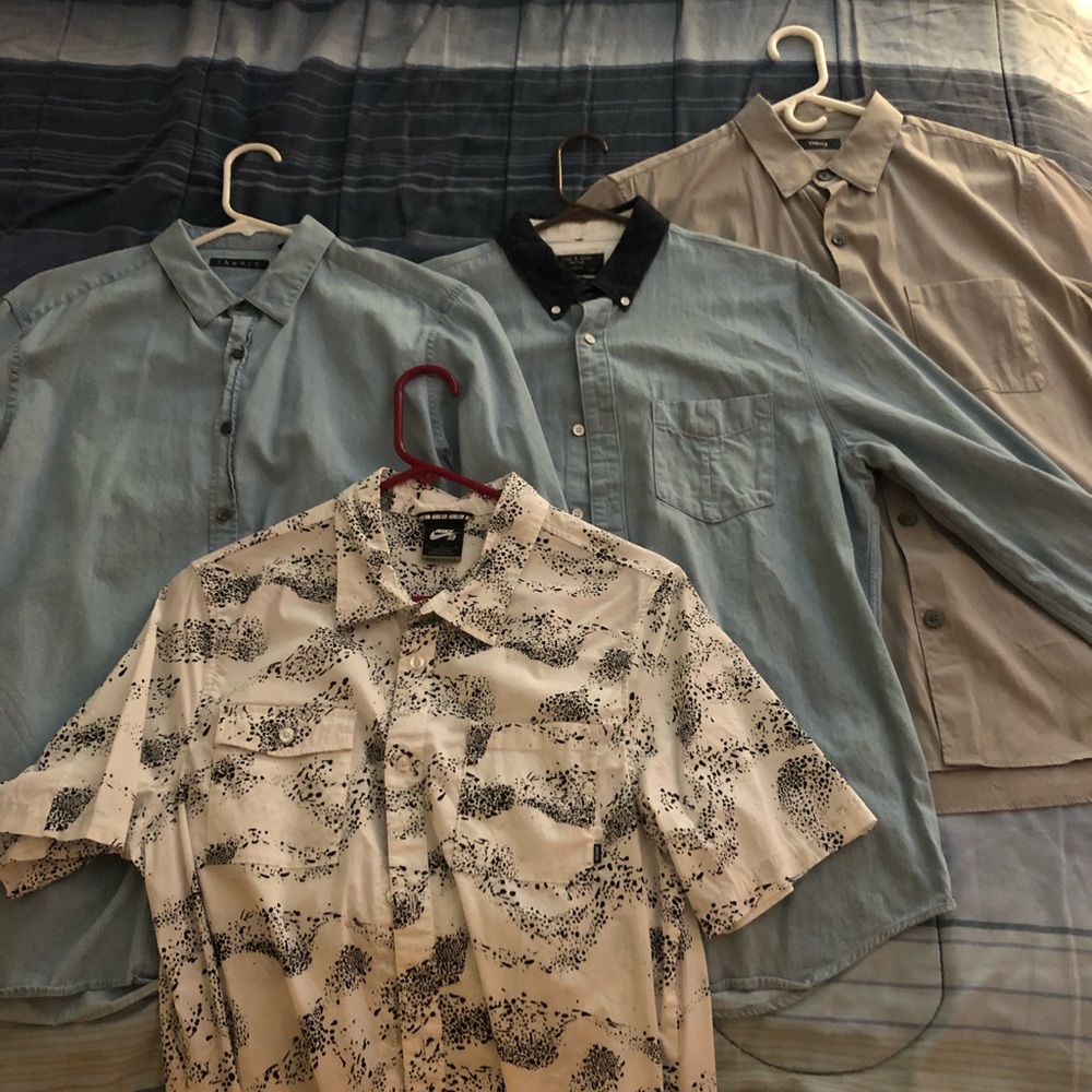 Designer and Nike collared Tees